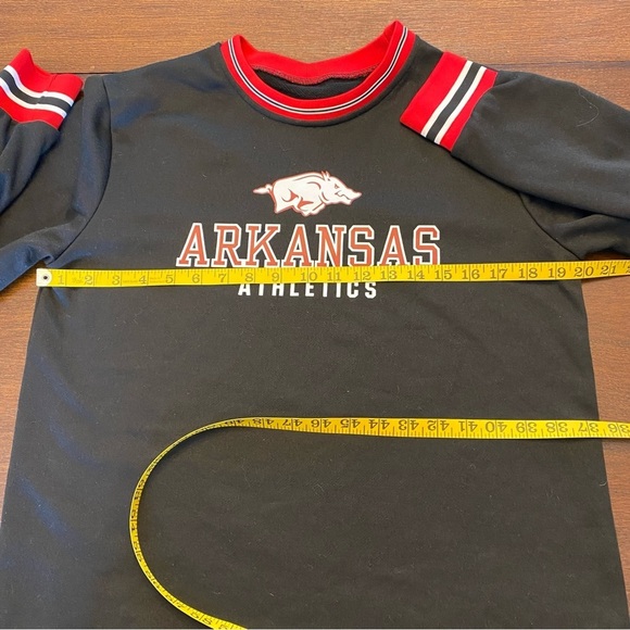 Arkansas Razorbacks Black University of Arkansas Sweatshirt Size Medium - Picture 5 of 7